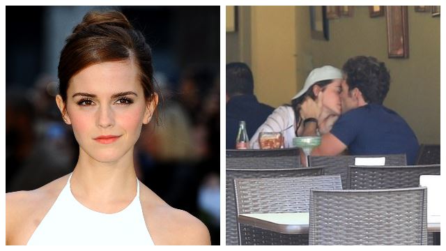 emma watson有新男友啦！与他在外忘情热吻被拍