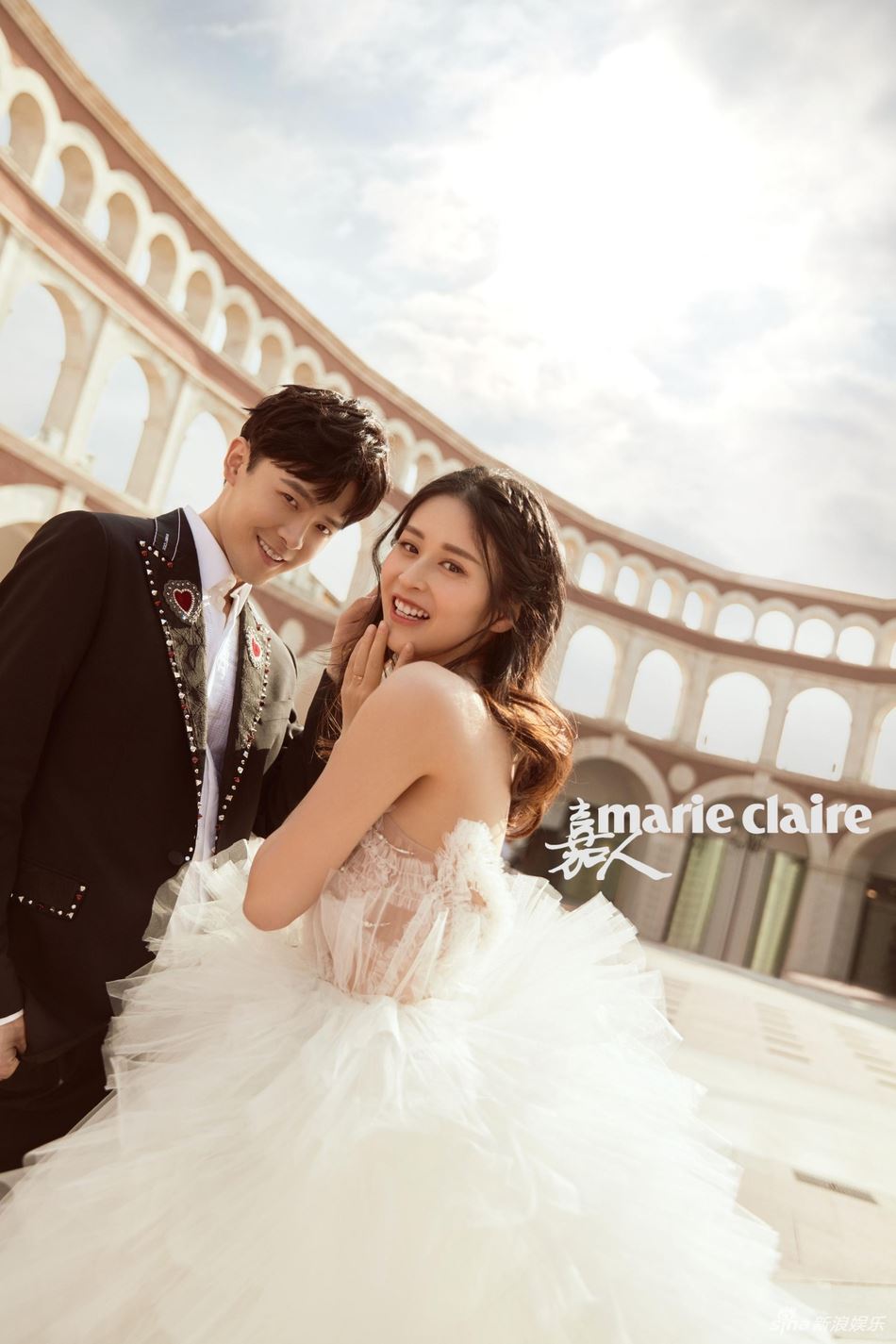 付辛博颖儿婚纱写真曝光！俊男美女好登对