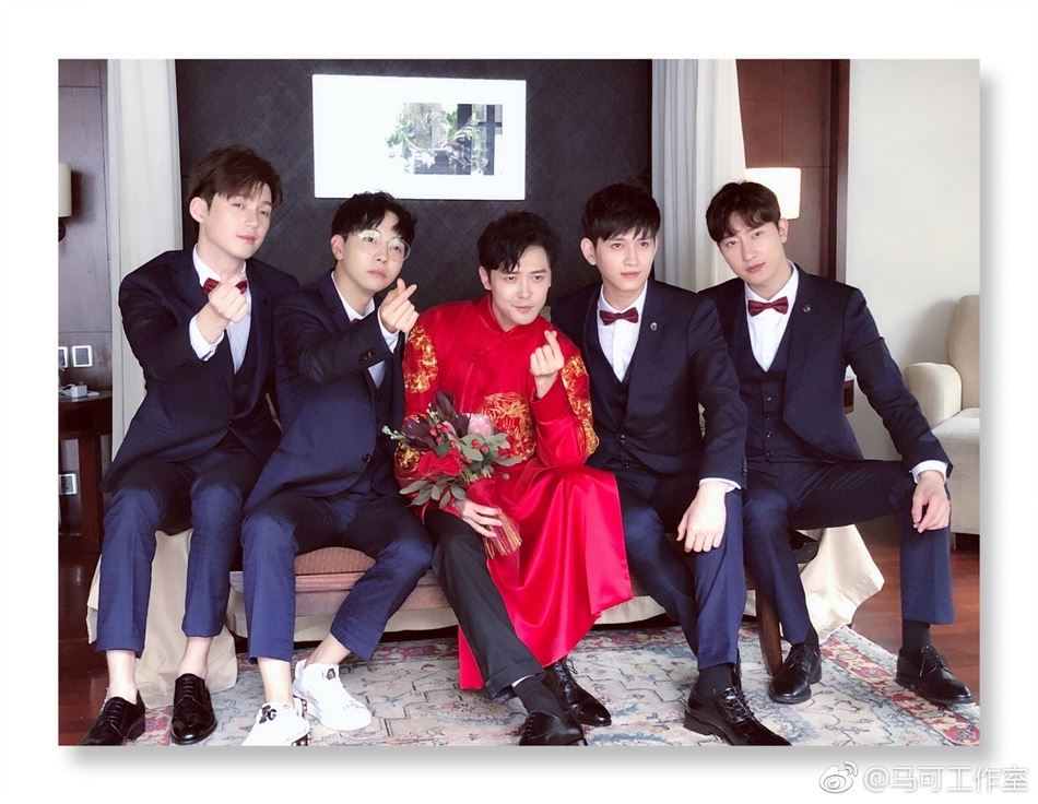 付辛博&颖儿巴厘岛完婚！胡夏、董力、周觅当兄弟祝贺