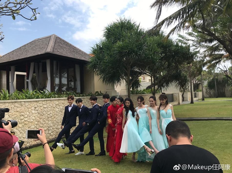 付辛博&颖儿巴厘岛完婚！胡夏、董力、周觅当兄弟祝贺