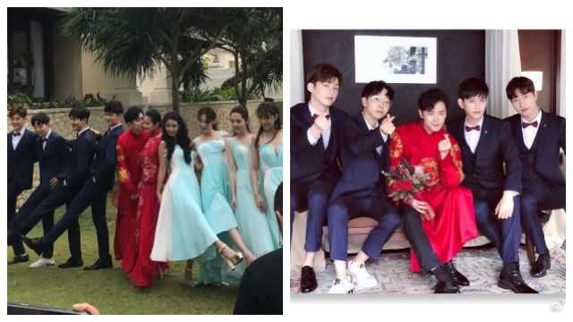 付辛博&颖儿巴厘岛完婚！胡夏、董力、周觅当兄弟祝贺