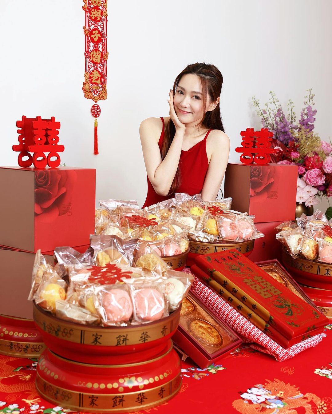 马国明跟足传统过大礼❗汤洛雯收巨型龙凤手镯🔥