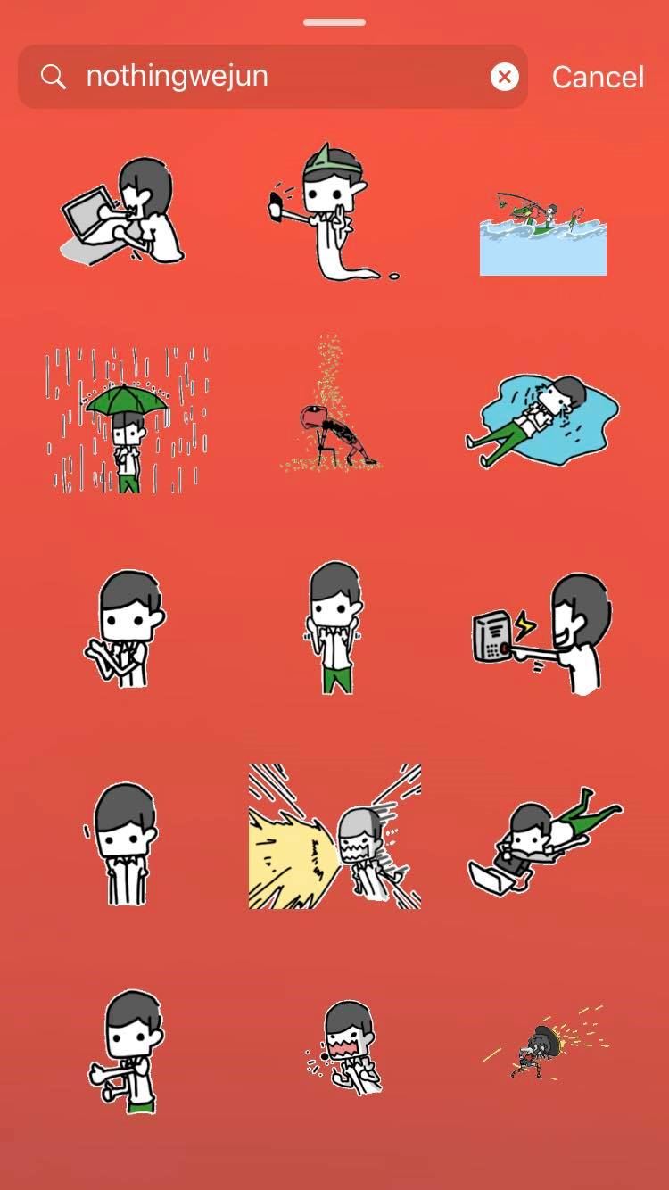 搜索关键字让ig story更多人看！表达你的情绪のgif！