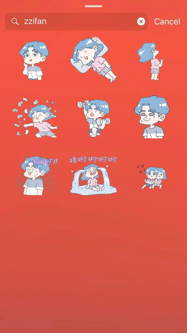 搜索关键字让ig story更多人看！表达你的情绪のgif！