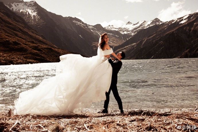 【多图】韩庚、卢靖姗婚纱写真曝光！甜蜜爆表