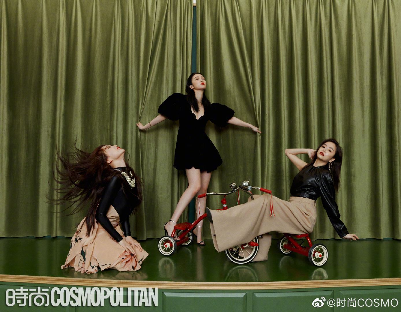 《青春有你2》前九训练生杂志大片曝光！ 虞书欣露肩刘雨昕展侧颜