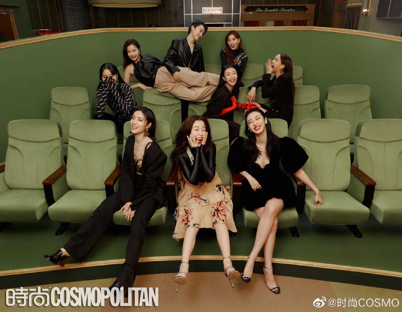 《青春有你2》前九训练生杂志大片曝光！ 虞书欣露肩刘雨昕展侧颜