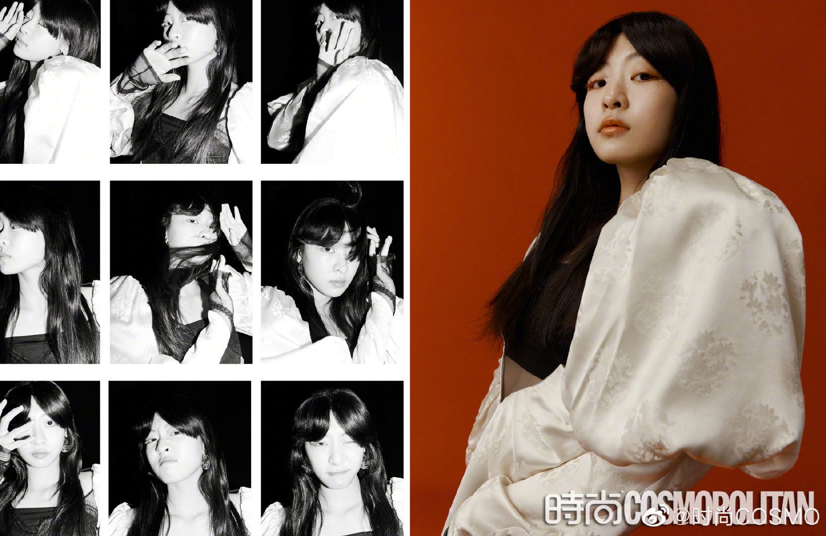 《青春有你2》前九训练生杂志大片曝光！ 虞书欣露肩刘雨昕展侧颜