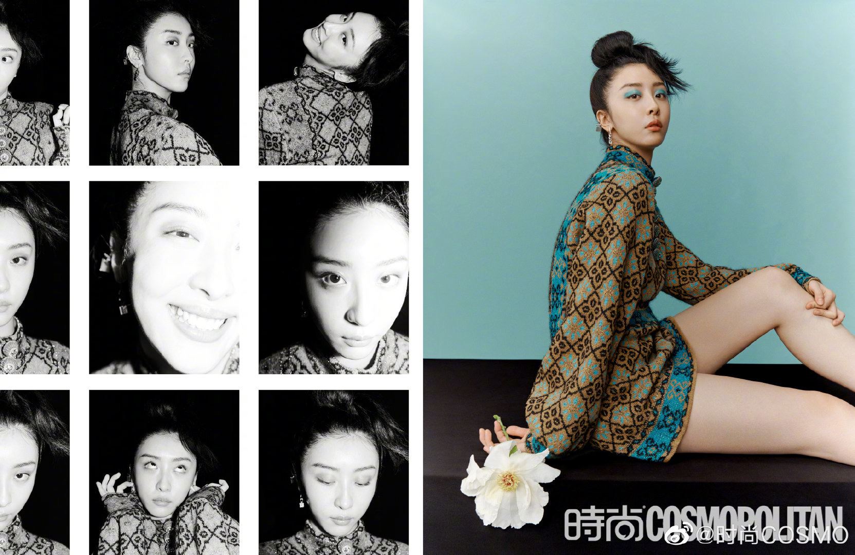 《青春有你2》前九训练生杂志大片曝光！ 虞书欣露肩刘雨昕展侧颜