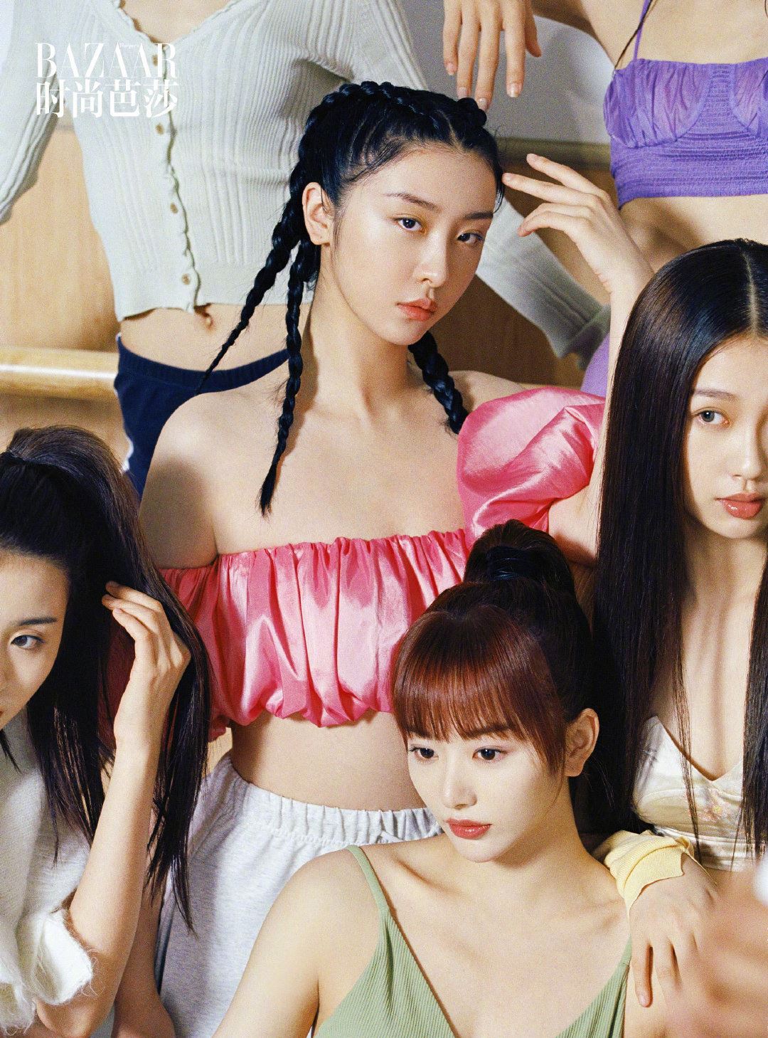 【多图】《青你2》前九训练生时尚大片出炉！刘雨昕露手臂秀性感！