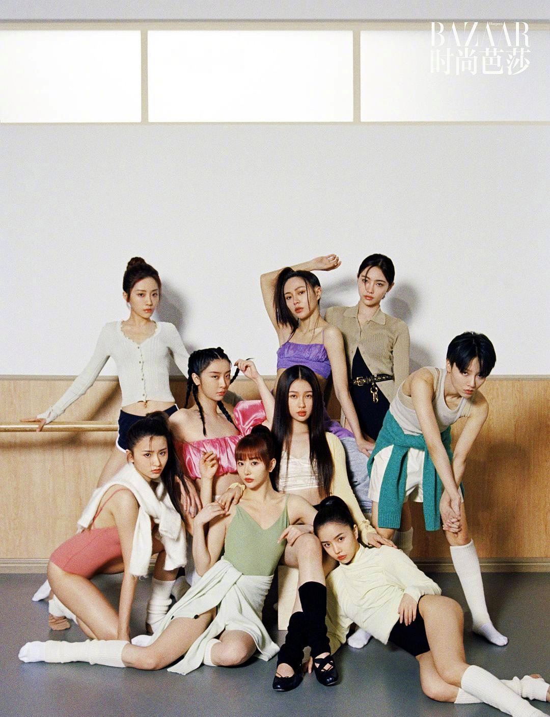 【多图】《青你2》前九训练生时尚大片出炉！刘雨昕露手臂秀性感！