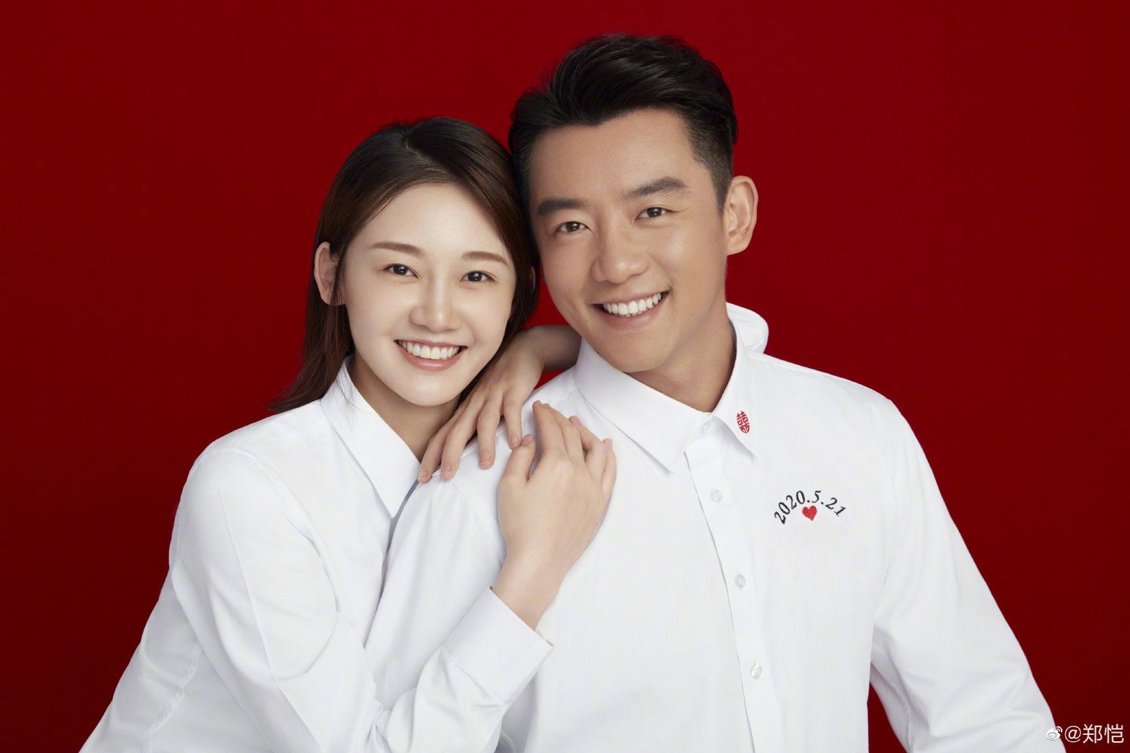 恭喜！郑恺苗苗宣布结婚，互发文：我们结婚啦！
