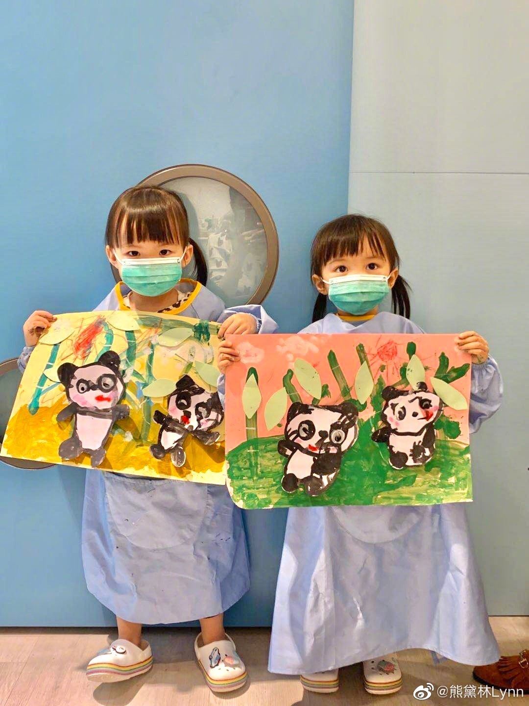 熊黛林的双胞胎女儿又变了？妹妹的身高比姐姐高半个头！