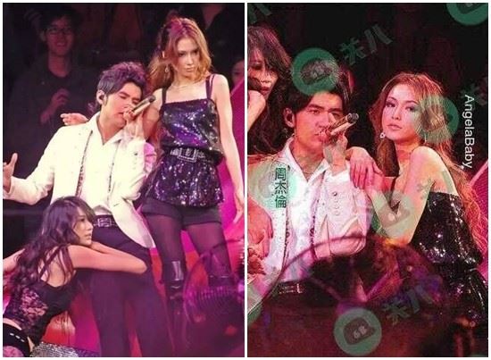 angelababy旧照曝光！10年前竟是周董演唱会伴舞