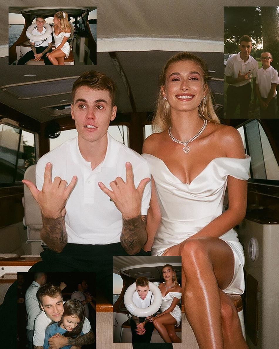 【多图】justin bieber 再分享婚照！拥吻 hailey 甜蜜十足啊