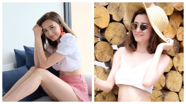 【多图】沈卓盈晒比基尼照啊！大晒纤腰又露美腿