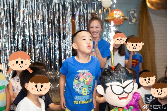 jasper 六岁生日！陈小春应采儿陪儿子 cosplay