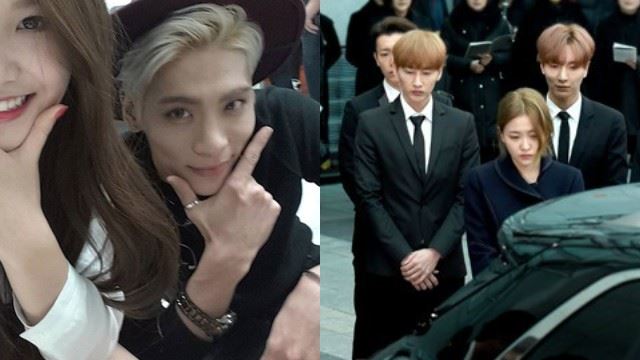 生前ig照片都是她！钟铉最疼爱的师妹站第一排送行