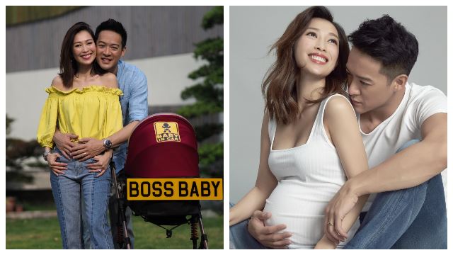 挺7月巨肚与陈智燊拍【大肚写真】宋熙年依然fit到漏