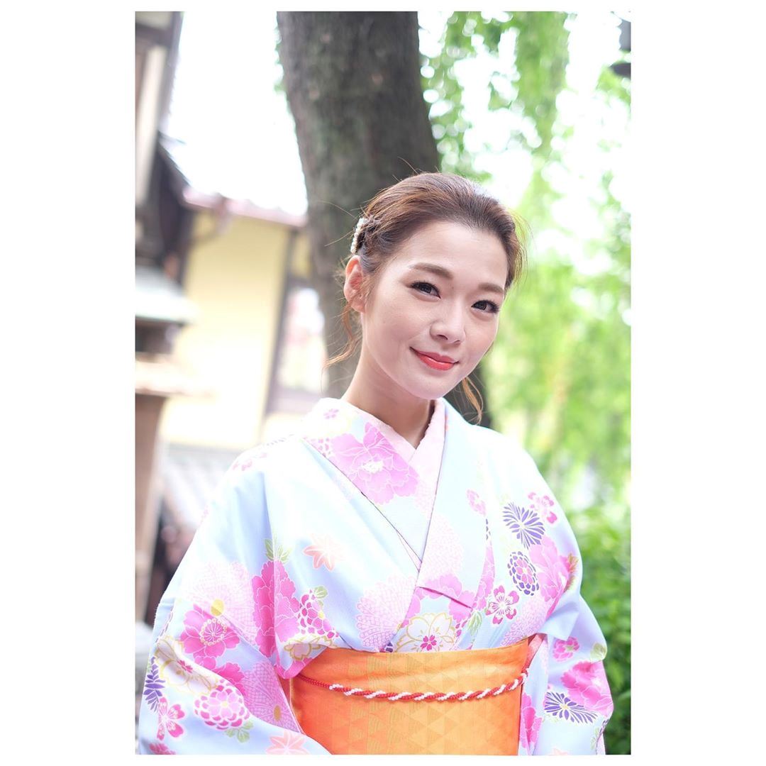 【多图】吕慧仪日本和服体验！晒出43寸长腿超吸眼