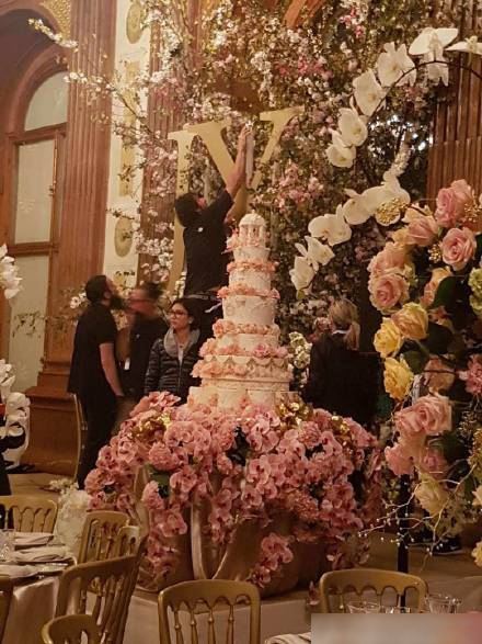 唐嫣罗晋婚礼现场图曝光！兄弟团有明道