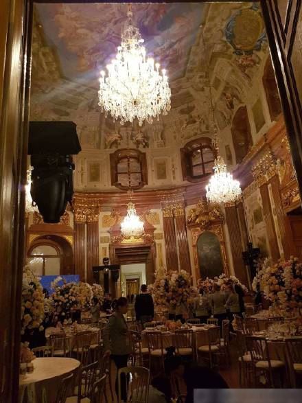 唐嫣罗晋婚礼现场图曝光！兄弟团有明道