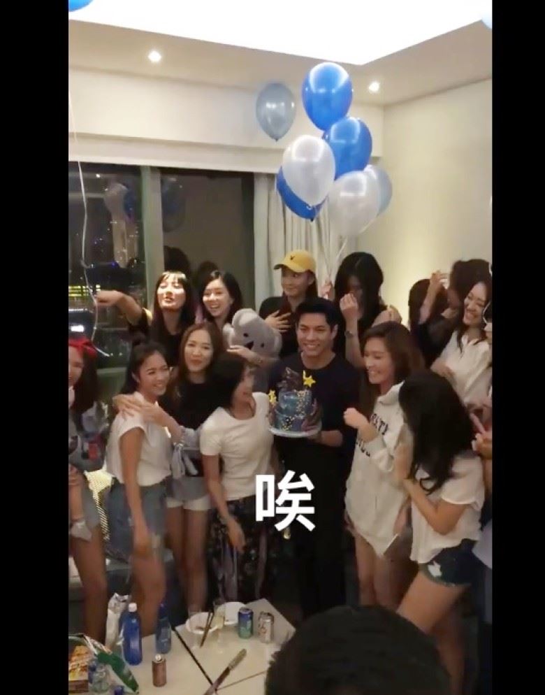 岚岚真的拍拖啦！罗天宇30岁生日 汤洛雯送上香吻
