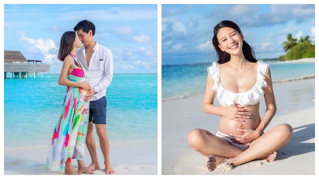 李雪莹晒性感孕照！网友大赞：pretty mum