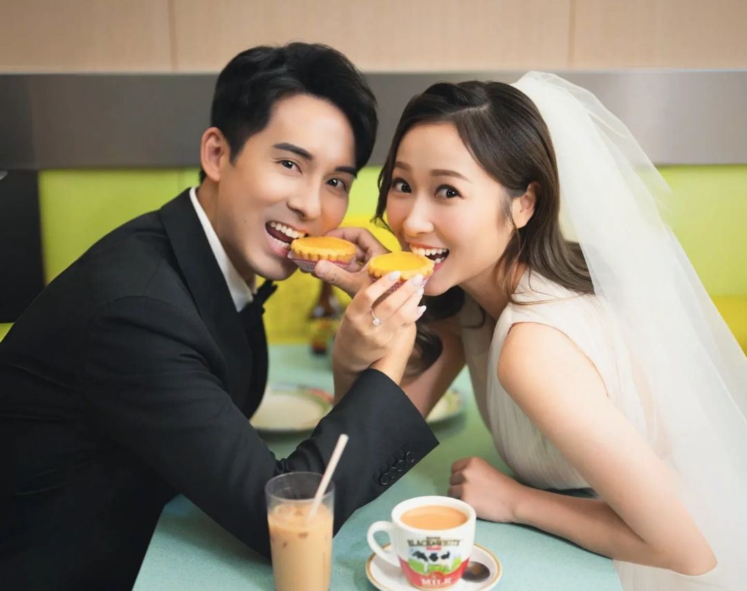 黄美棋返「行运茶餐厅」拍婚纱照💍曾在星爷电影《行运一条龙》里饰演小芬女🔥