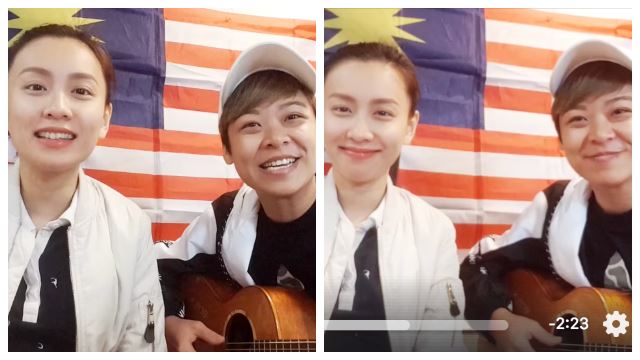 【影片】颜薇恩和赵洁莹首度合唱！自弹自唱sejahtera malaysia