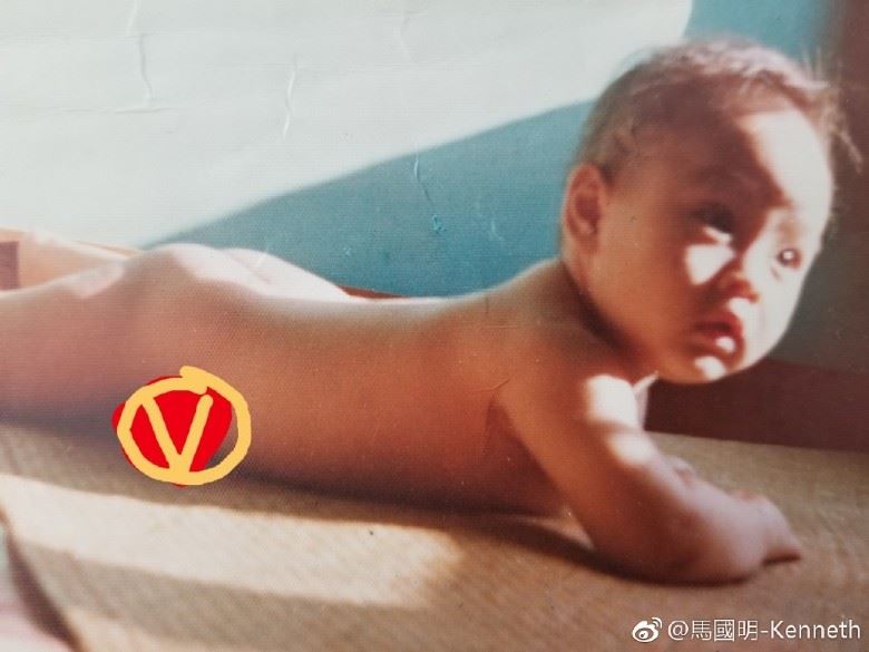 微博终于有红v认证！马国明晒裸照赠兴啊