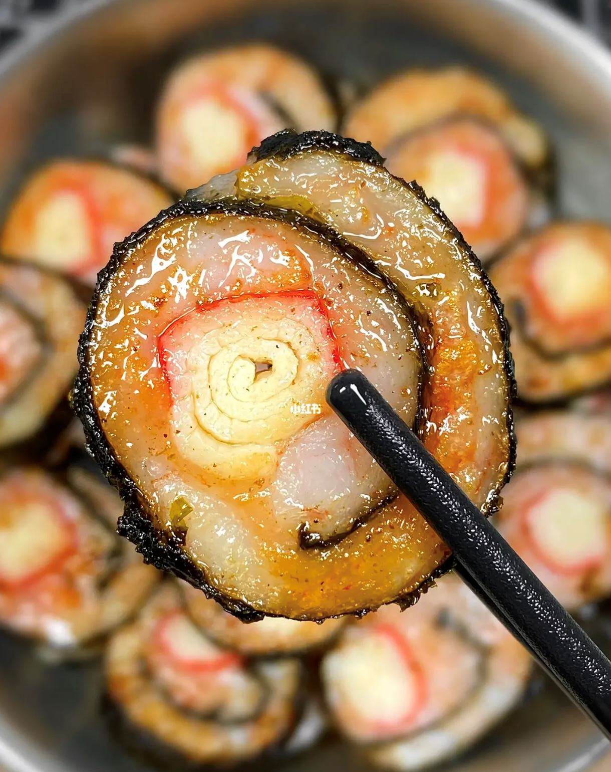 🍤小红书爆款❗️虾滑蟹柳海苔卷🦀️六个步骤超简单