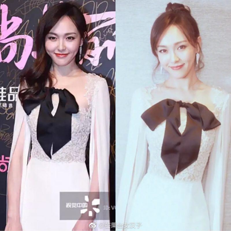 angelababy、杨幂、热巴等7位女星p图前后照曝光