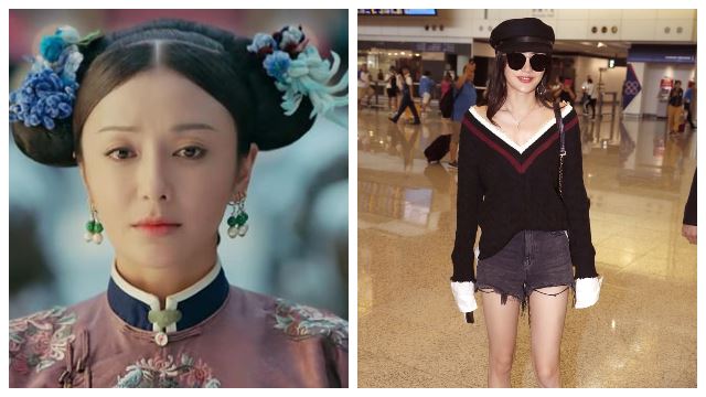 “富察皇后”秦岚现身！超辣短裤秀纤细美腿好抢镜