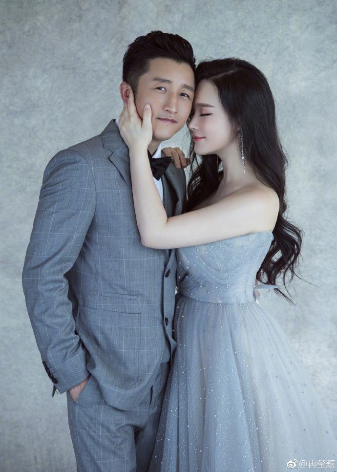 【多图】冉莹颖怀三胎与邹市明拍婚纱写真！甜爆