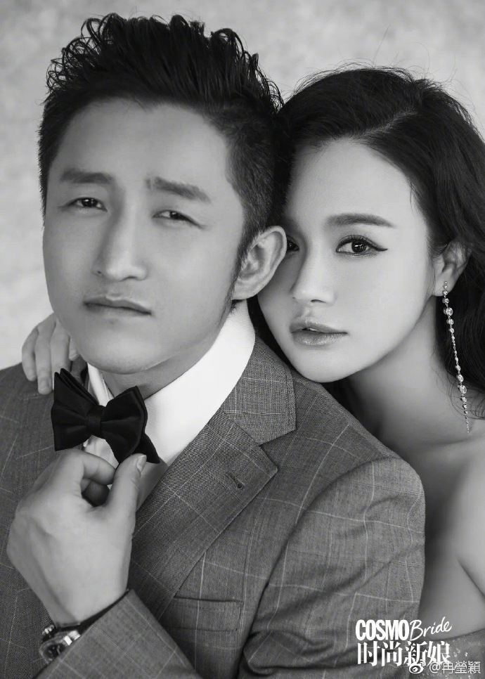 【多图】冉莹颖怀三胎与邹市明拍婚纱写真！甜爆