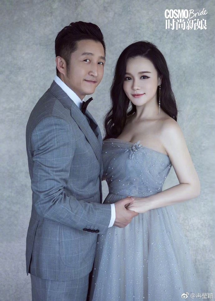 【多图】冉莹颖怀三胎与邹市明拍婚纱写真！甜爆