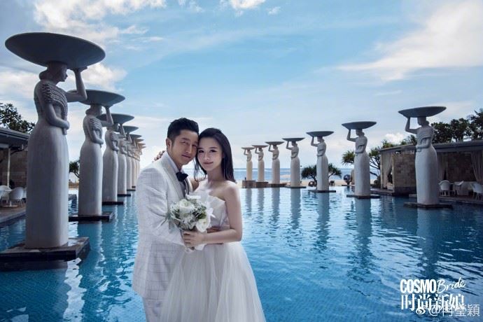 【多图】冉莹颖怀三胎与邹市明拍婚纱写真！甜爆