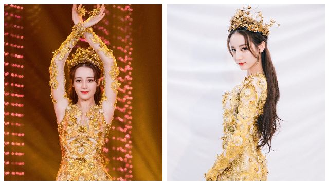 【影片】迪丽热巴成首位90后「金鹰女神」！一身金色礼服美爆