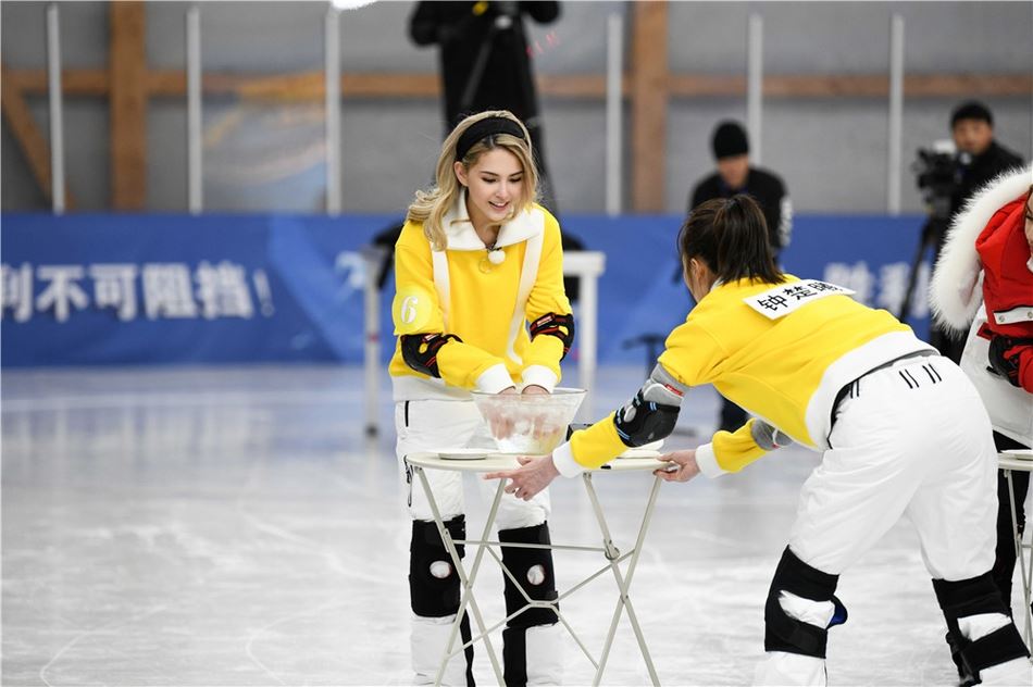 【多图】《奔跑吧》冰雪趣味运动会！selina、昆凌加入一起玩转冰雪