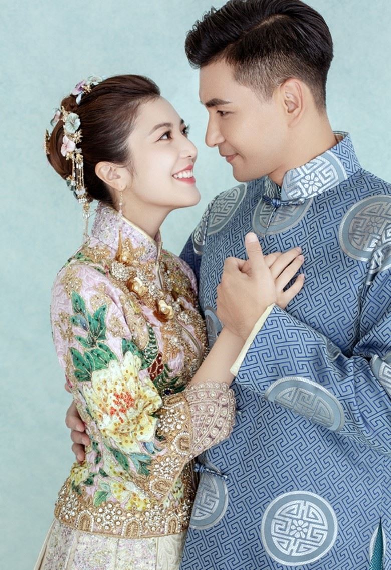 【多图】中式婚照 + 喜帖曝光！陈展鹏1013娶单文柔