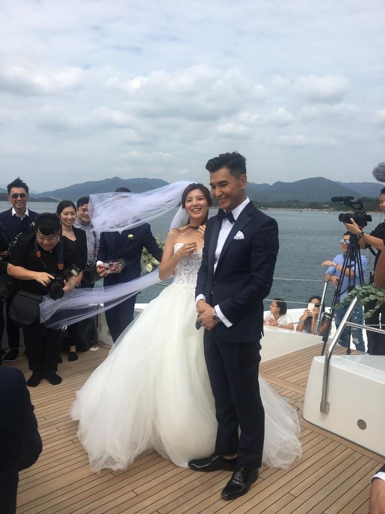 【多图】陈展鹏海上娶单文柔！超有型超浪漫