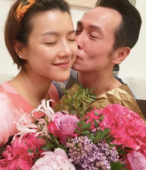 过生日获陈豪送花亲亲，陈茵媺甜蜜po文祝福白羊座！孩子们乐开怀！