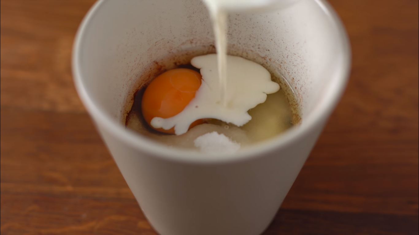 4步骤完成！小资女料理--微波炉杯子蛋糕！