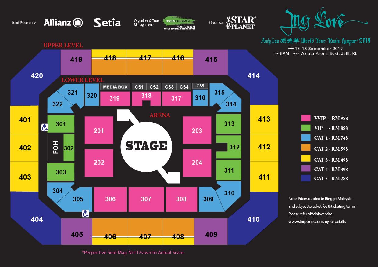 刘德华my love巡唱9月直卷东南亚！马来西亚列巡演首站 