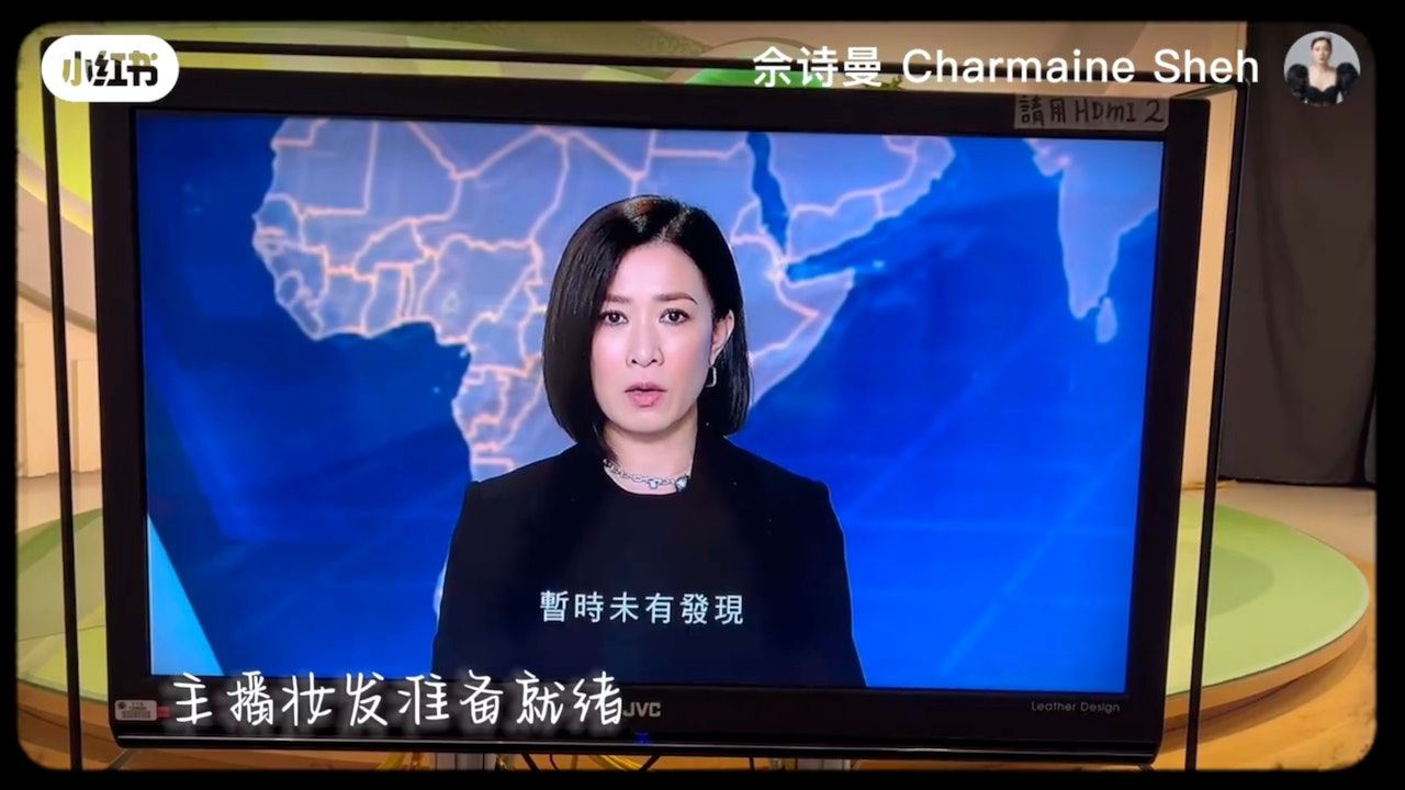 tvb《新闻女王》终极彩蛋❗佘诗曼到tvb新闻台学习🔥