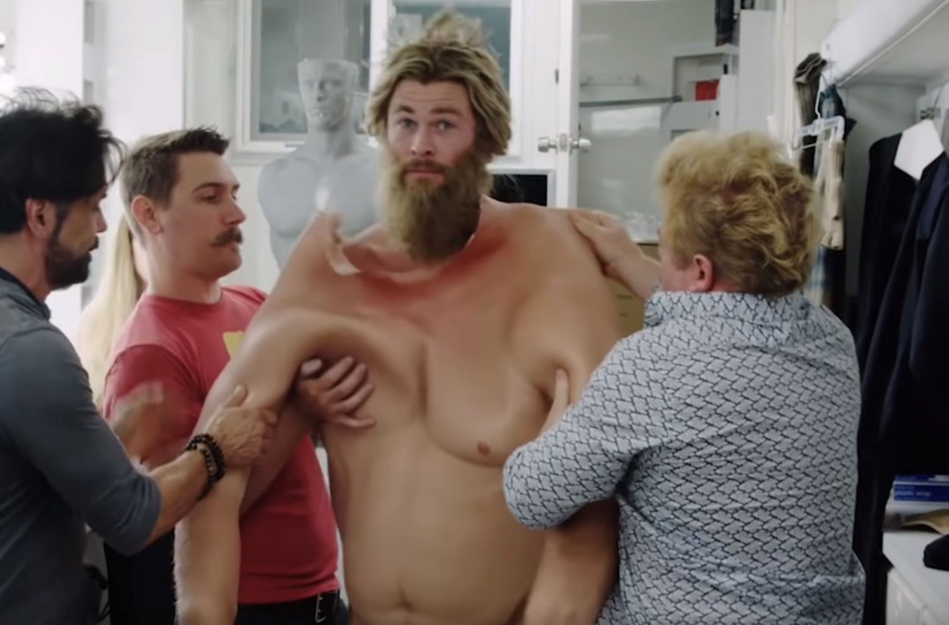 【影片】《avengers: endgame》幕后花絮！看thor怎样「变胖」