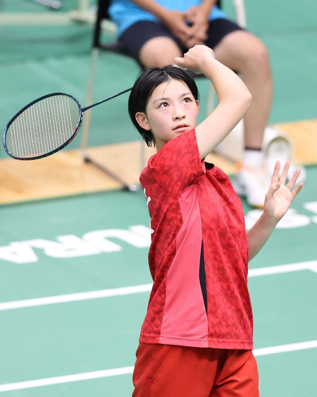 🇯🇵羽球女双田口真彩❗撞脸nwejeans成员⚡️