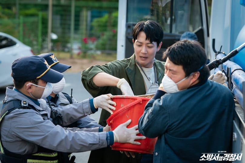 📺烧脑惊悚悬疑韩剧《消防厅旁警察厅》❗刑警消防员急救员联手救援🔥