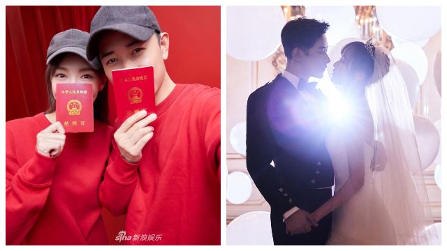 【多图】唐嫣、罗晋晒婚照！甜蜜宣布结婚：新郎新娘是我们